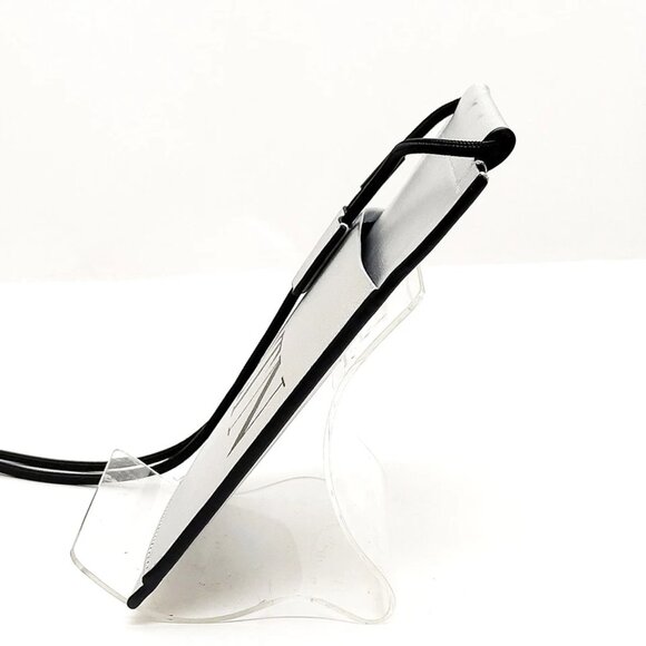 Valentino Garavani Shoulder Bag Silver Leather 300-061225 - Picture 3 of 13